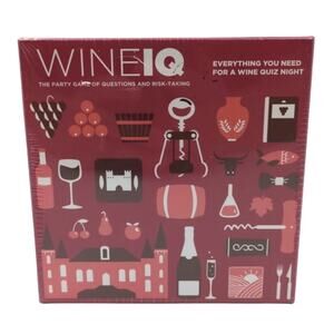 Wine IQ Party Game SEALED UNOPENED Drink Questions Trivia Holiday Party FUN!